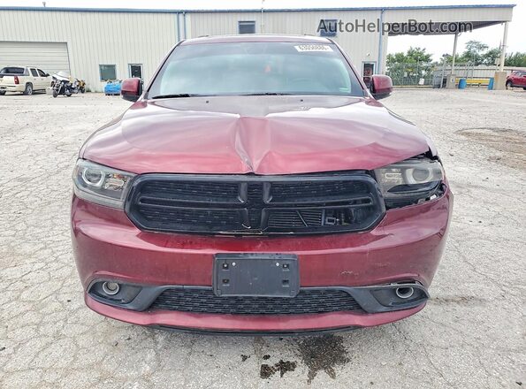 1C4RDJDG4HC848238 2017 DODGE DURANGO Red Widok z przodu