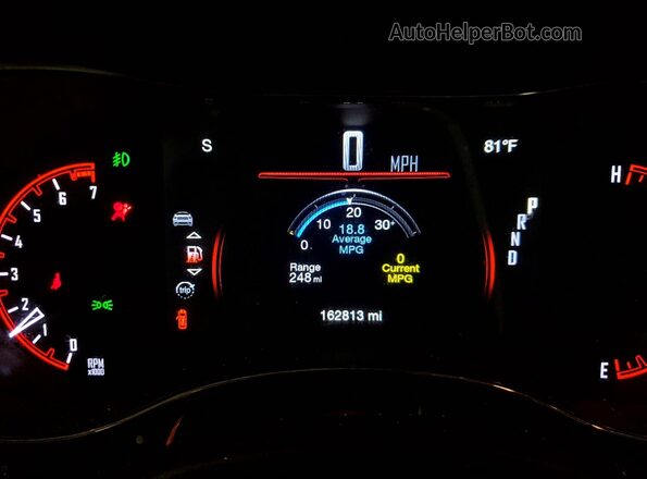 1C4RDJDG4JC330703 2018 DODGE DURANGO Угольный Вид щитка приборов