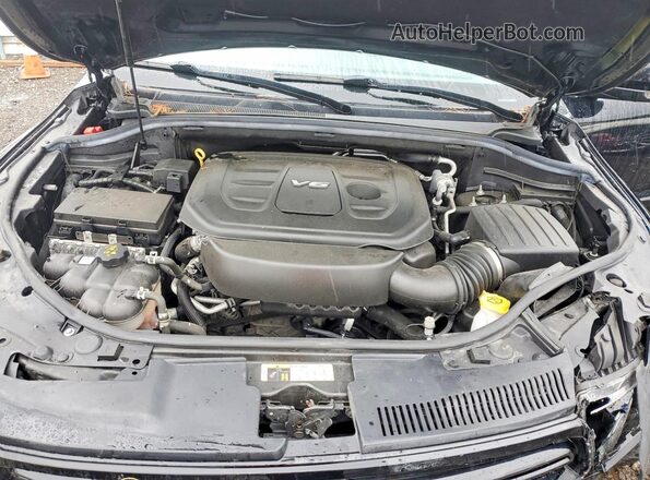 1C4RDJDG4JC341622 2018 DODGE DURANGO Black Engine compartment view
