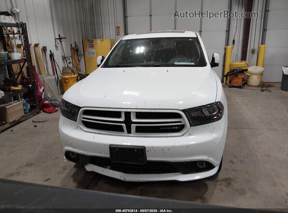 1C4RDJDG4JC448041 2018 DODGE DURANGO White Widok zestawu wskaźników