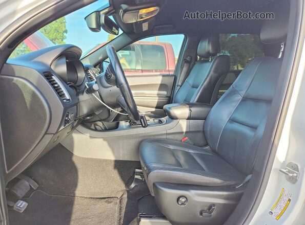 1C4RDJDG4KC821175 2019 DODGE DURANGO White Widok wnętrza z przodu