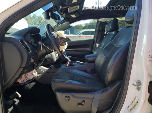 1C4RDJDG4LC100436 2020 DODGE DURANGO White Vista interior delantera