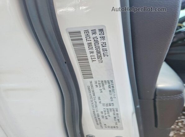 1C4RDJDG4MC852171 2021 DODGE DURANGO White Սալոնի 360 աստիճան տեսք
