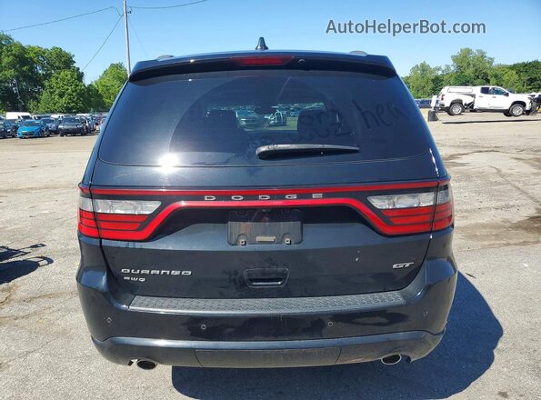 1C4RDJDG5HC636593 2017 DODGE DURANGO Черный Вид сзади