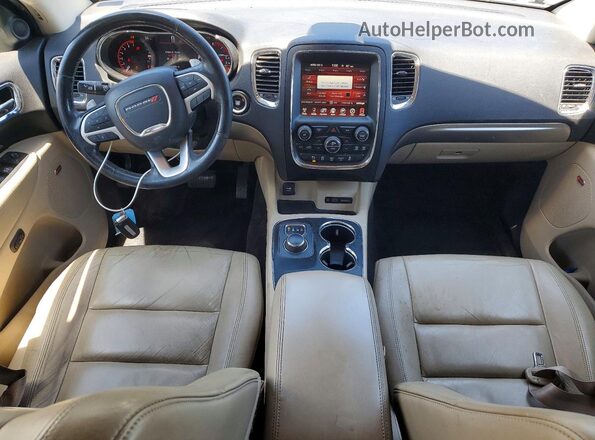 1C4RDJDG5HC928891 2017 DODGE DURANGO Black Вид панелі приладів