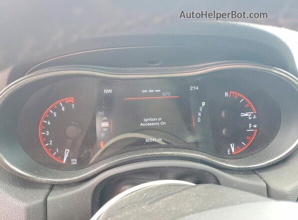 1C4RDJDG5JC150288 2018 DODGE DURANGO Белый Вид щитка приборов