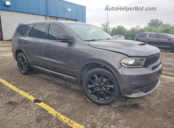 1C4RDJDG5JC416649 2018 DODGE DURANGO Gray Przód prawy