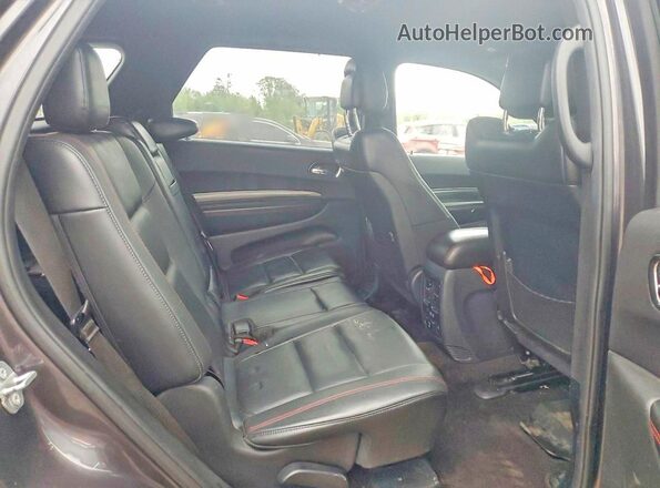 1C4RDJDG5JC416649 2018 DODGE DURANGO Gray Widok wnętrza z tyłu