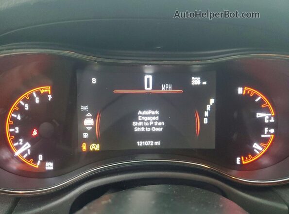 1C4RDJDG5JC416649 2018 DODGE DURANGO Gray Widok zestawu wskaźników