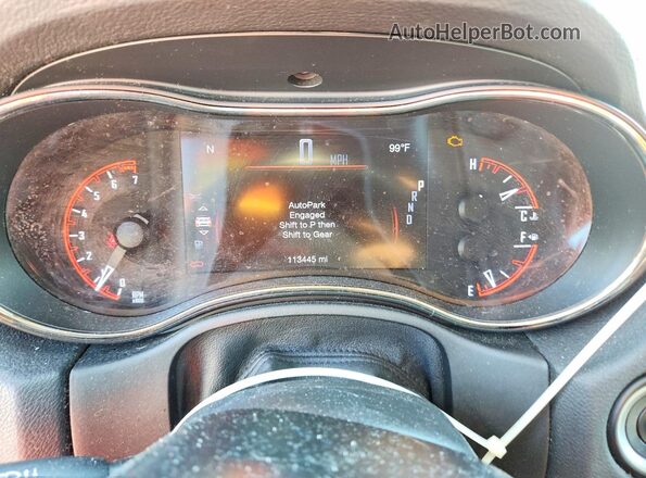 1C4RDJDG5KC586074 2019 DODGE DURANGO Black Vista del cuadro de instrumentos