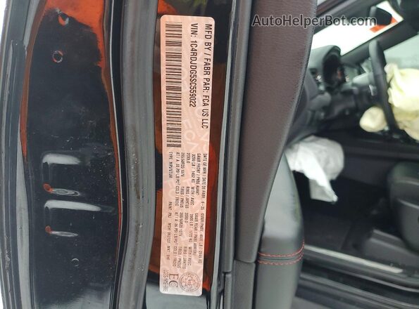 1C4RDJDG5SC559022 2025 DODGE DURANGO Black სალონის 360-გრადუსიანი ხედი