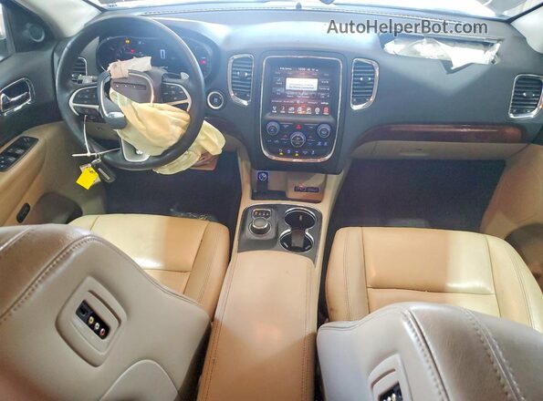 1C4RDJDG6GC416572 2016 DODGE DURANGO Charcoal Dashboard view