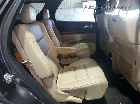 1C4RDJDG6GC416572 2016 DODGE DURANGO Charcoal Rear interior view