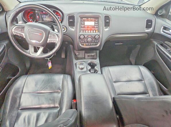 1C4RDJDG6HC823843 2017 DODGE DURANGO Черный Вид панели приборов