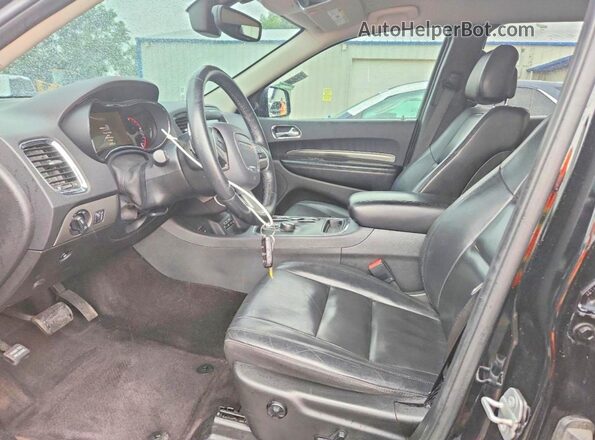 1C4RDJDG6HC823843 2017 DODGE DURANGO Черный Вид салона спереди