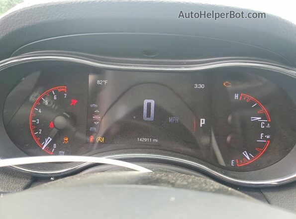 1C4RDJDG6HC879135 2017 DODGE DURANGO Серый Вид щитка приборов