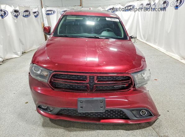 1C4RDJDG6JC242915 2018 DODGE DURANGO Burgundy Вид спереду