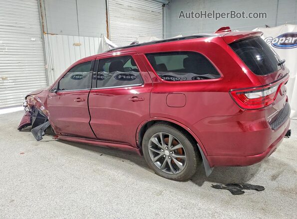 1C4RDJDG6JC242915 2018 DODGE DURANGO Burgundy Задня ліва чверть