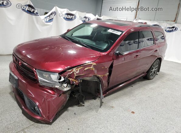 1C4RDJDG6JC242915 2018 DODGE DURANGO Burgundy 