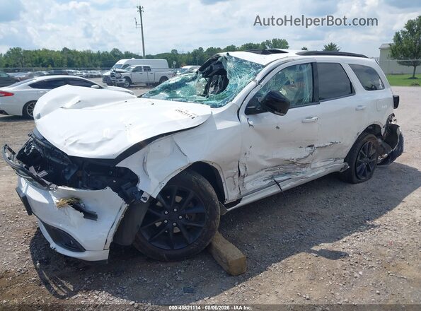 1C4RDJDG6JC445187 2018 DODGE DURANGO White Առջևի ձախ երեք քառորդ տեսարան