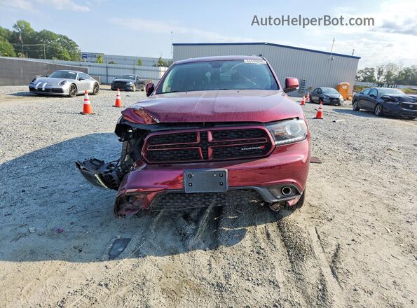 1C4RDJDG6JC448266 2018 DODGE DURANGO Burgundy Front view
