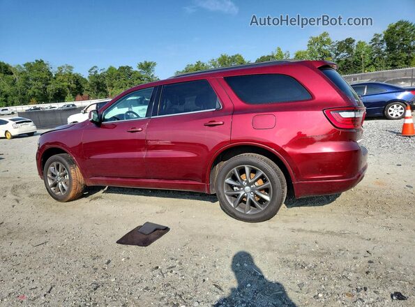 1C4RDJDG6JC448266 2018 DODGE DURANGO Burgundy Rear left