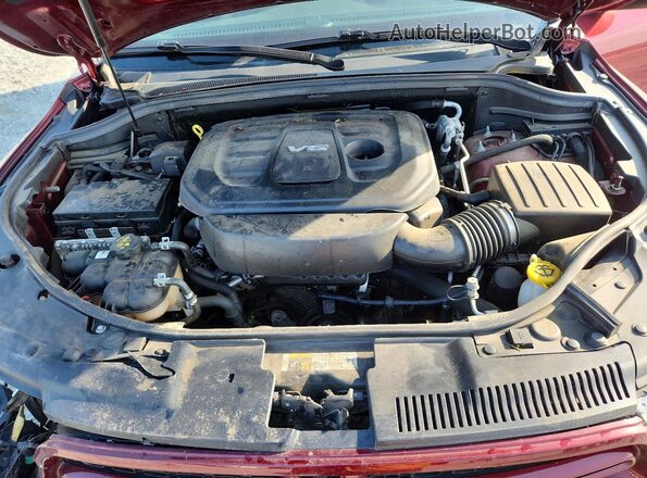 1C4RDJDG6JC448266 2018 DODGE DURANGO Burgundy Engine compartment view