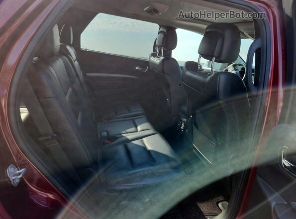 1C4RDJDG6JC448266 2018 DODGE DURANGO Burgundy Rear interior view