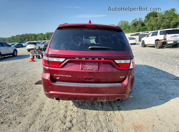 1C4RDJDG6JC448266 2018 DODGE DURANGO Burgundy Rear view