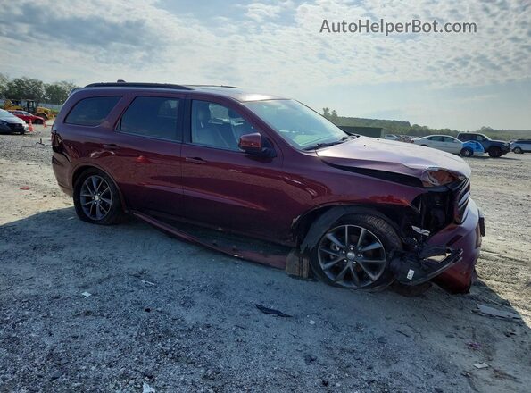 1C4RDJDG6JC448266 2018 DODGE DURANGO Burgundy Front right