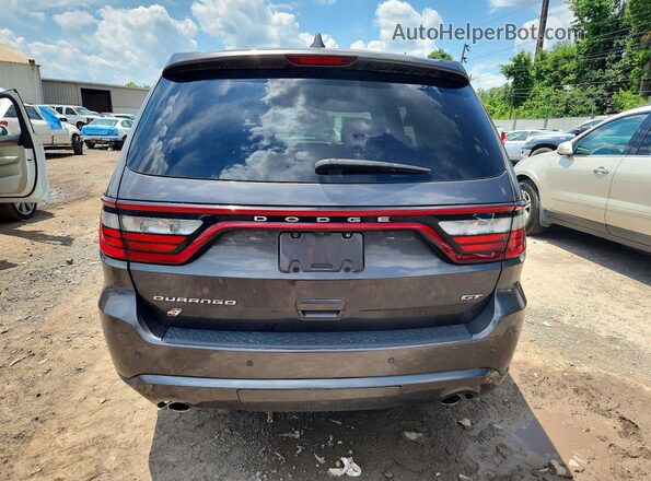 1C4RDJDG6KC770052 2019 DODGE DURANGO Серый Вид сзади