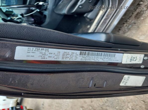 1C4RDJDG6KC770052 2019 DODGE DURANGO Серый Вид подкапотного пространства