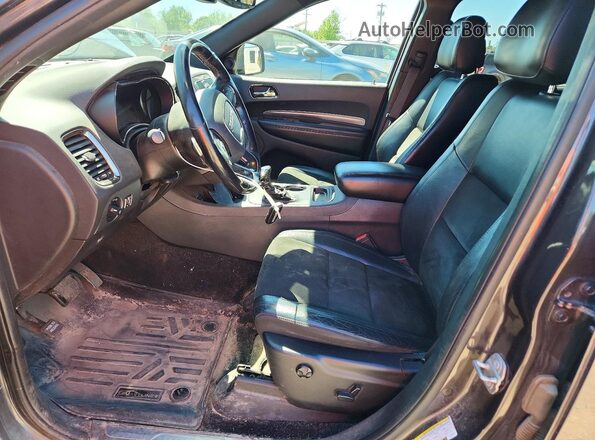 1C4RDJDG6LC205723 2020 DODGE DURANGO Угольный Вид салона спереди