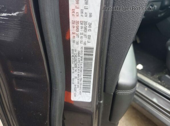 1C4RDJDG6LC348705 2020 DODGE DURANGO Gray Vista de la etiqueta del VIN