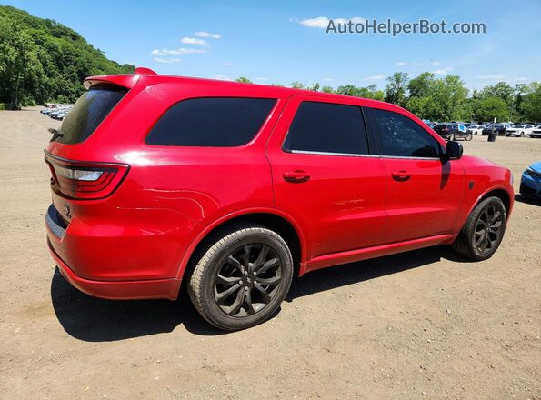 1C4RDJDG6LC412130 2020 DODGE DURANGO Красный Задняя правая четверть