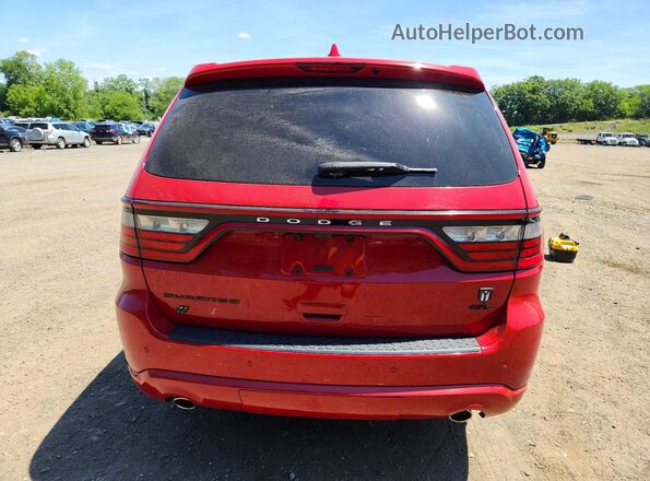 1C4RDJDG6LC412130 2020 DODGE DURANGO Красный Вид сзади