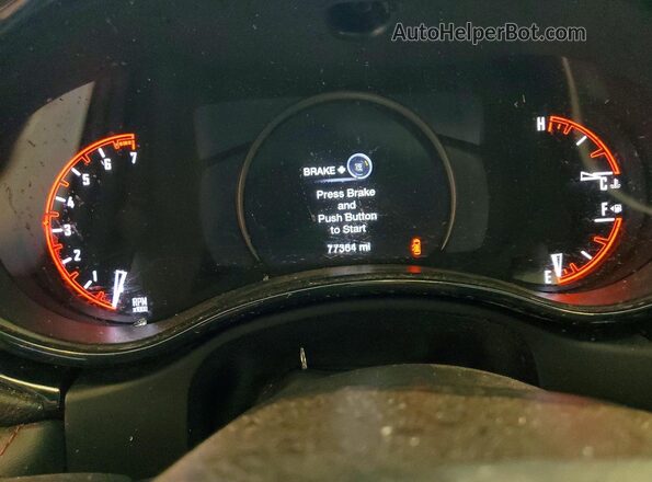 1C4RDJDG6PC555679 2023 DODGE DURANGO Black Вид щитка приладів