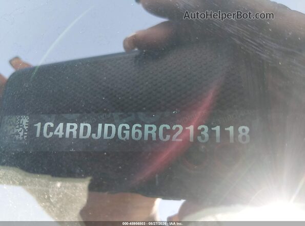 1C4RDJDG6RC213118 2024 DODGE DURANGO White Vista del compartimento del motor
