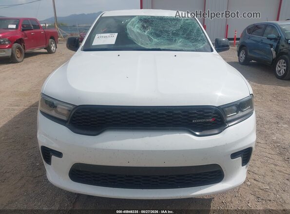 1C4RDJDG6SC542018 2025 DODGE DURANGO White Widok zestawu wskaźników