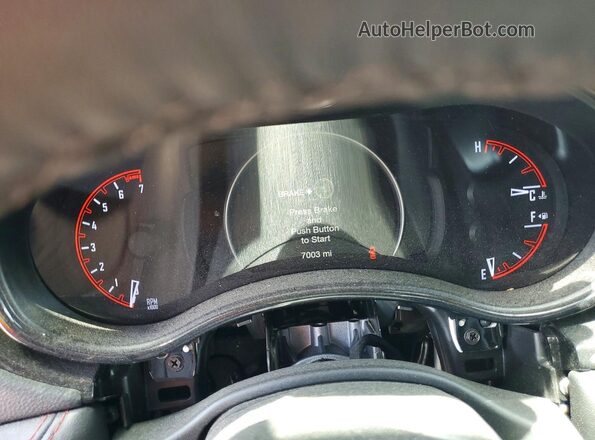 1C4RDJDG6TC238897 2026 DODGE DURANGO White Instrument cluster view