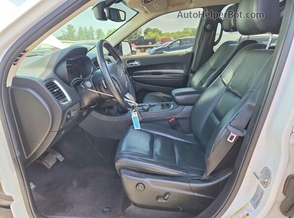 1C4RDJDG7HC698061 2017 DODGE DURANGO White Widok wnętrza z przodu