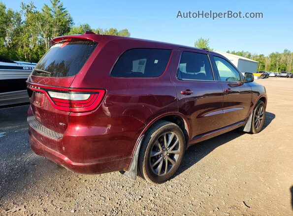 1C4RDJDG7HC743922 2017 DODGE DURANGO Red Հետևի աջ