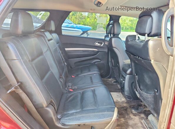 1C4RDJDG7HC743922 2017 DODGE DURANGO Red Սալոնի հետևի տեսք