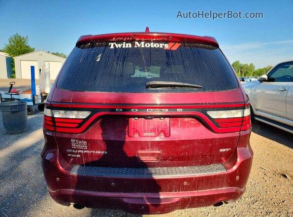 1C4RDJDG7HC743922 2017 DODGE DURANGO Red Հետևի տեսք