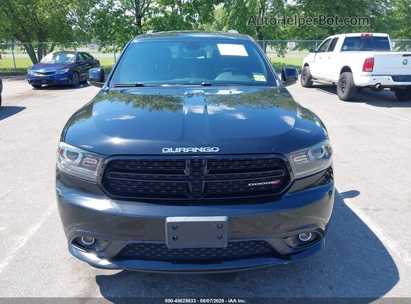1C4RDJDG7HC799309 2017 DODGE DURANGO Black Vista del cuadro de instrumentos