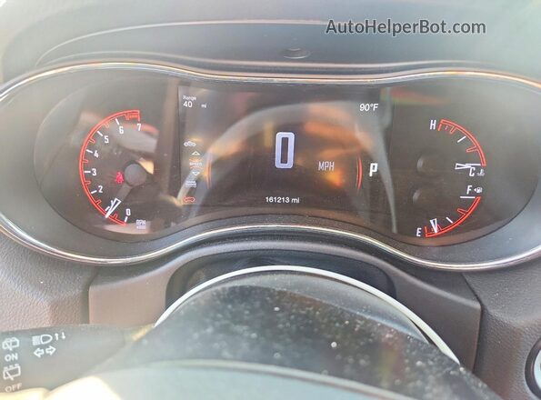 1C4RDJDG7HC883839 2017 DODGE DURANGO White Սարքավորումների վահանակի տեսք