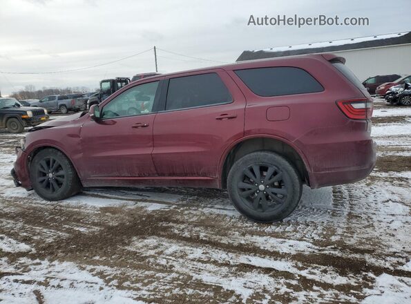 1C4RDJDG7HC890967 2017 DODGE DURANGO Burgundy Trasero izquierdo