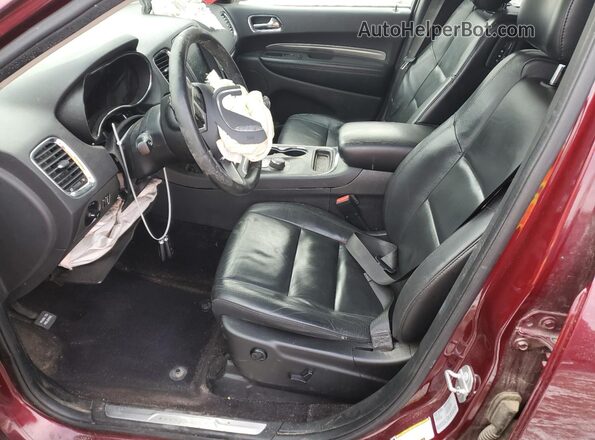 1C4RDJDG7HC890967 2017 DODGE DURANGO Burgundy Vista interior delantera