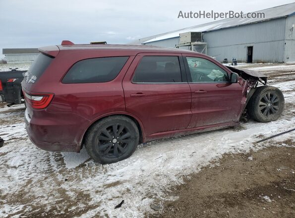 1C4RDJDG7HC890967 2017 DODGE DURANGO Burgundy Trasero derecho