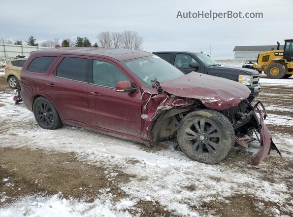 1C4RDJDG7HC890967 2017 DODGE DURANGO Burgundy Delantero derecho